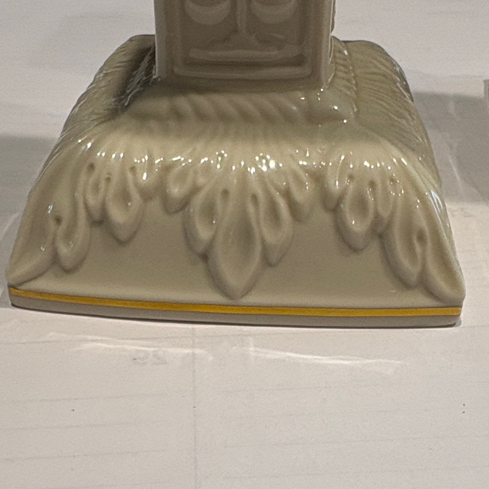 Lenox Cream and Gold Candlestick Holders - Picture 6 of 8